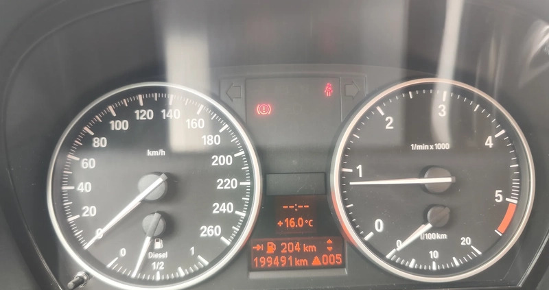 BMW X1 cena 42900 przebieg: 198000, rok produkcji 2013 z Sosnowiec małe 191